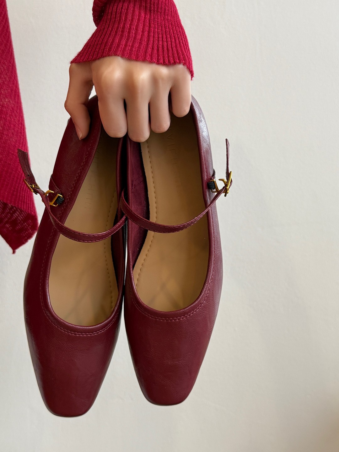 Merlot Mary Jane Heels