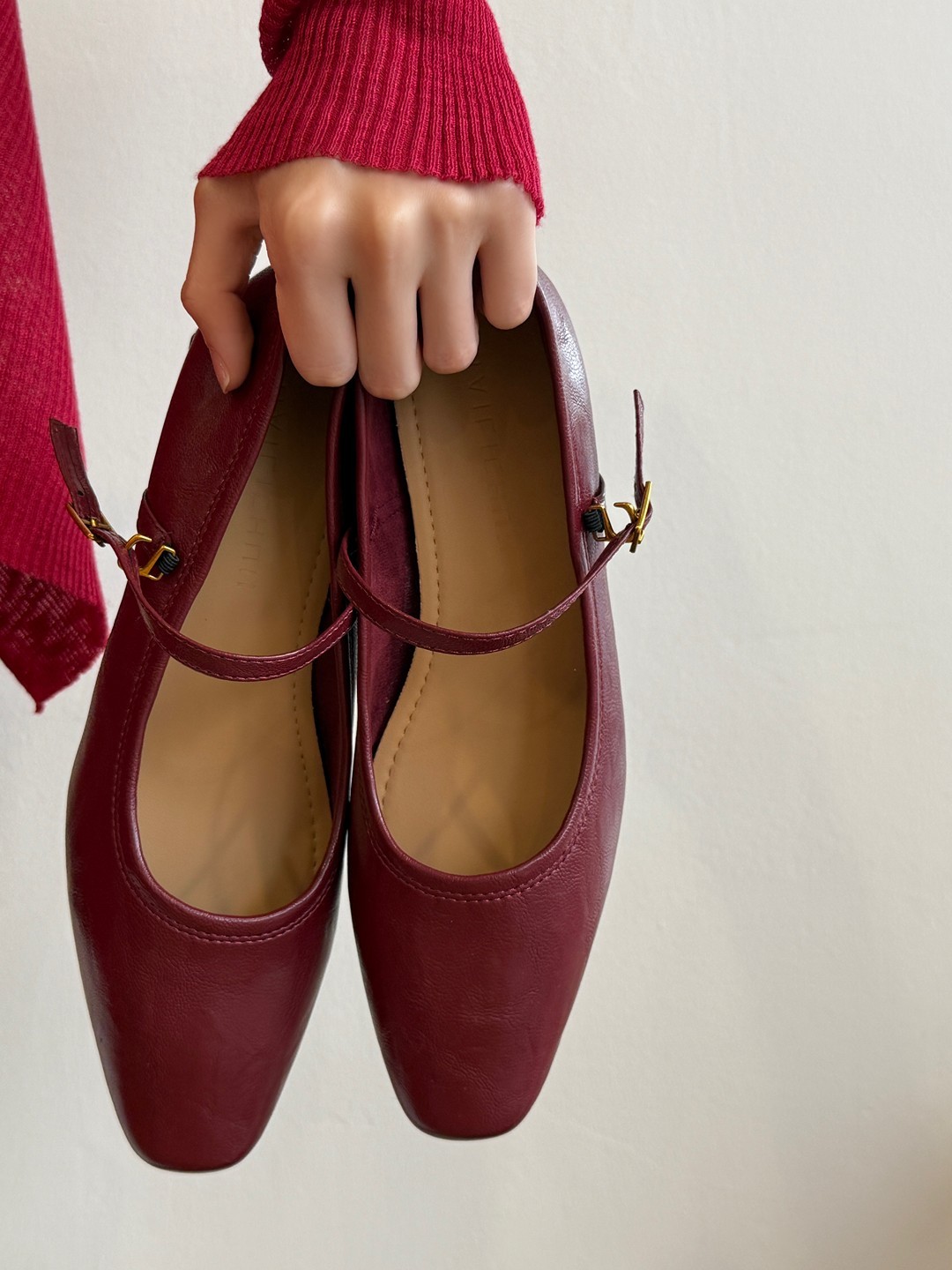 Merlot Mary Jane Heels