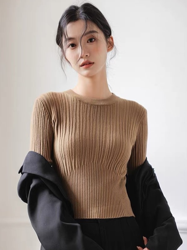 Lindt Round Neck Knit Top