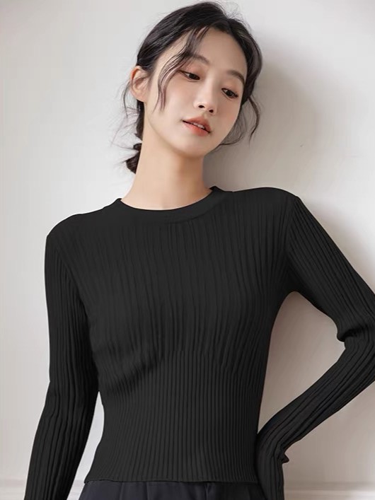 Lindt Round Neck Knit Top