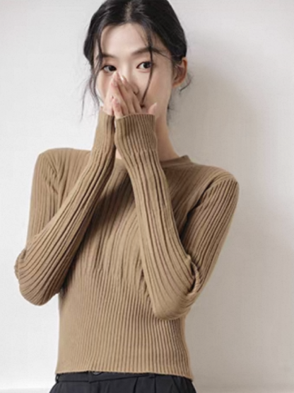 Lindt Round Neck Knit Top