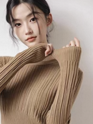 Lindt Round Neck Knit Top