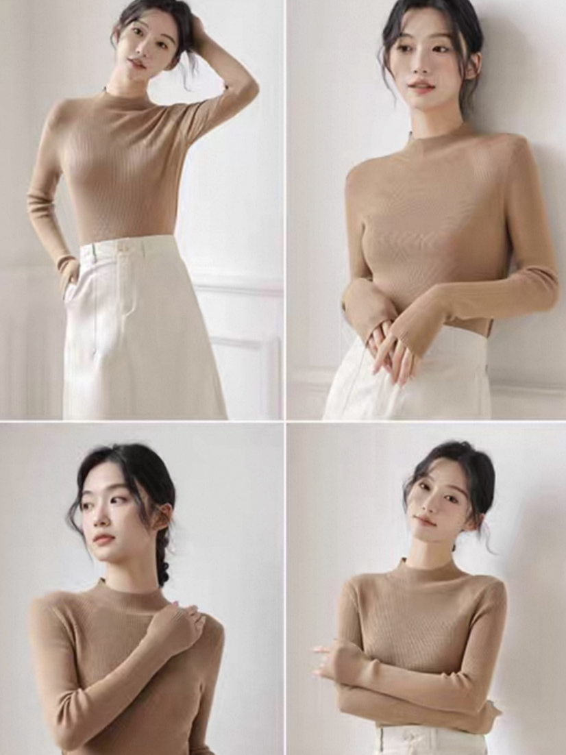 Lauren Mid Neck Knit Top