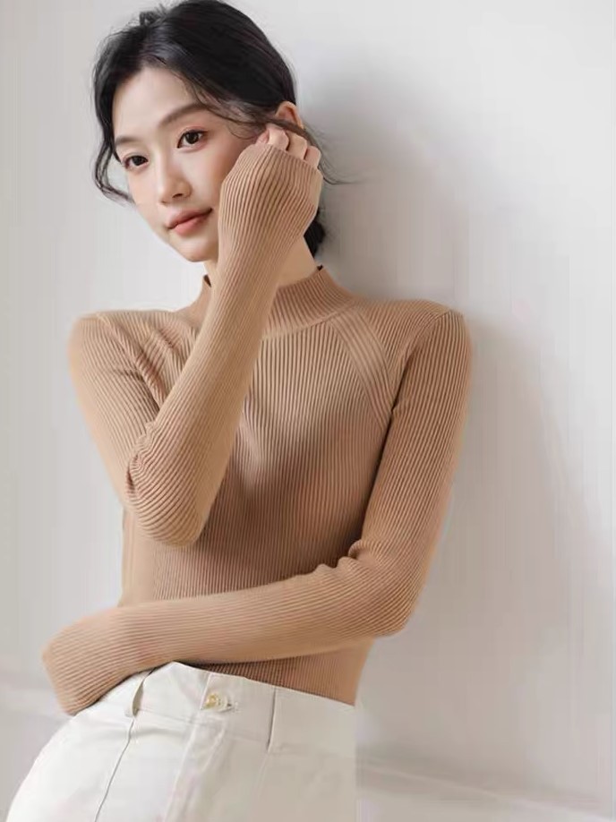 Lauren Mid Neck Knit Top