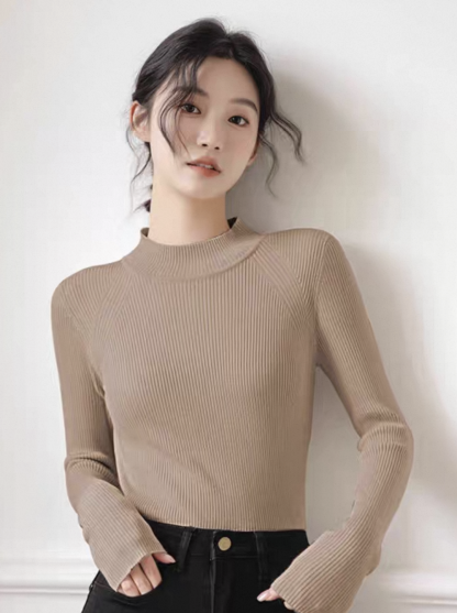 Lauren Mid Neck Knit Top