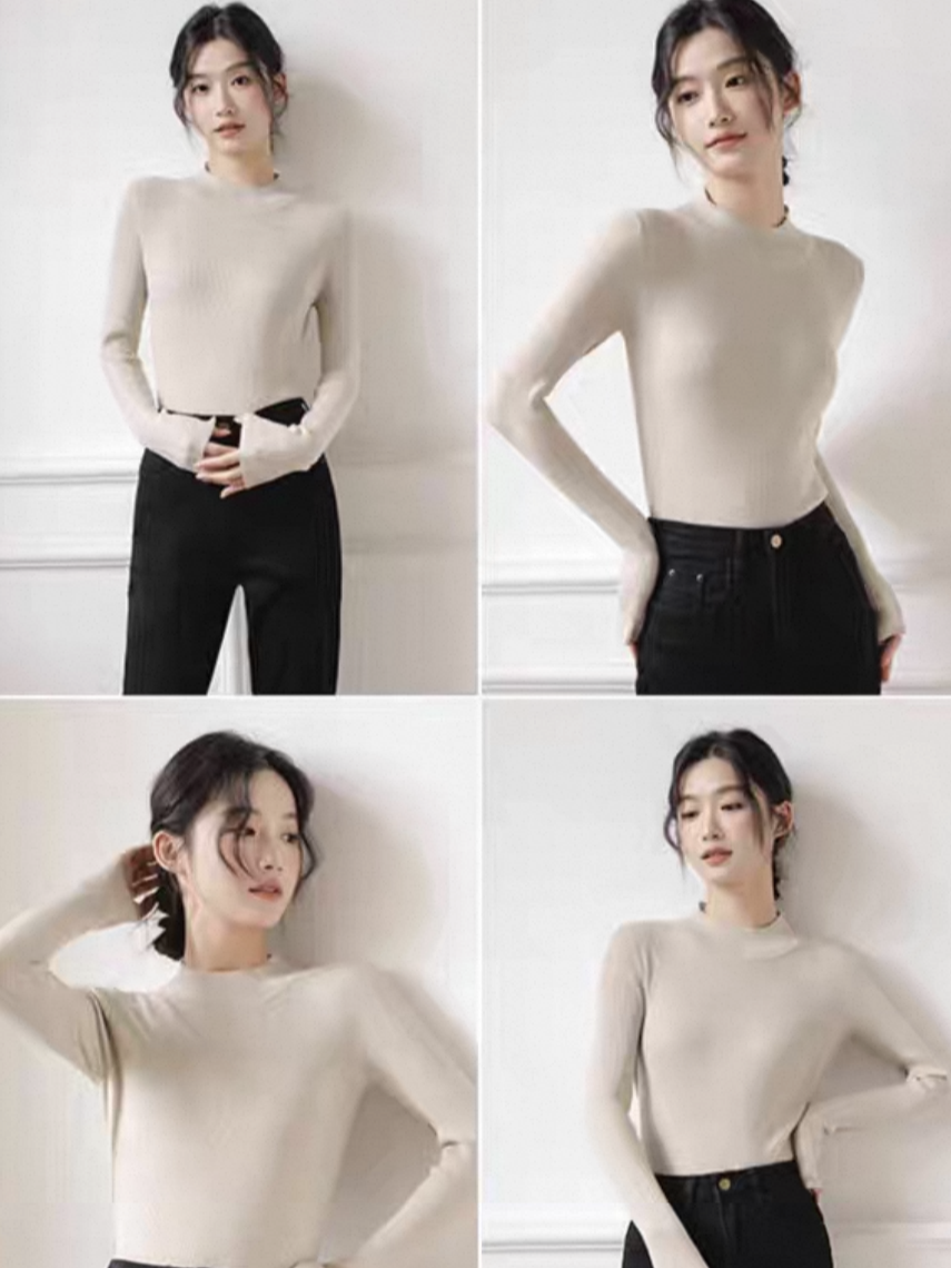 Lauren Mid Neck Knit Top