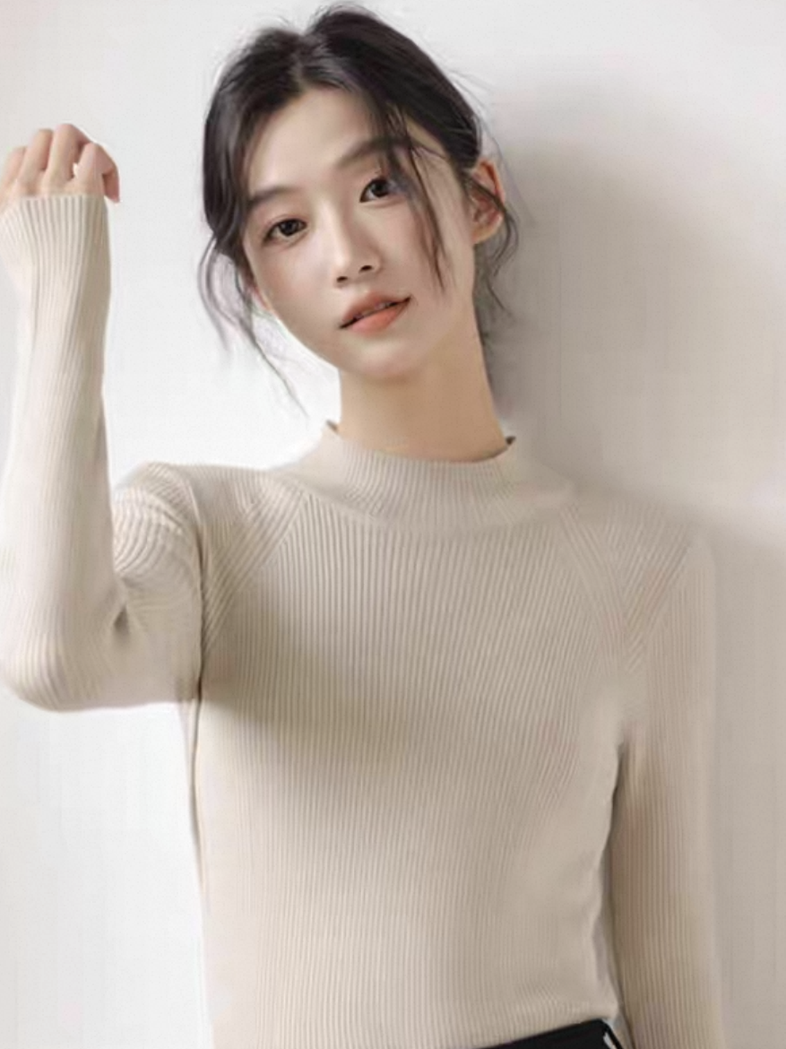 Lauren Mid Neck Knit Top