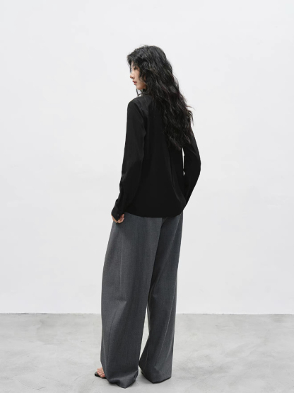 Kassen Lyocell V Collar Shirt