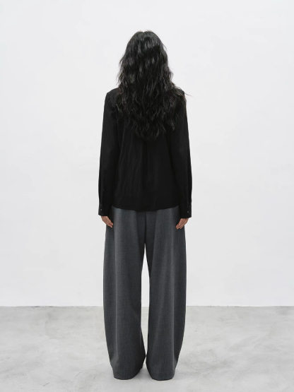 Kassen Lyocell V Collar Shirt