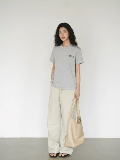 Klay Embroidery Words Tee