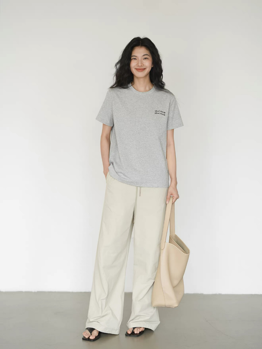 Klay Embroidery Words Tee