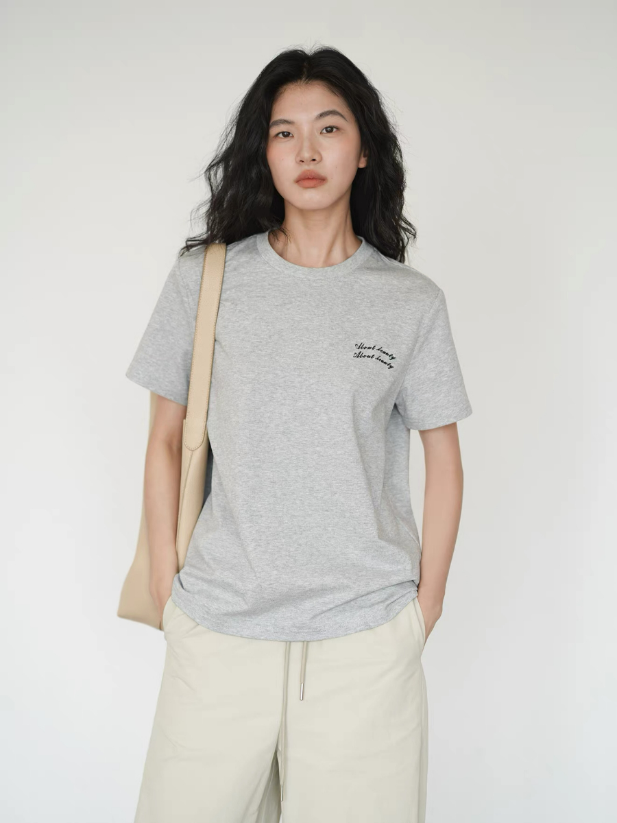 Klay Embroidery Words Tee