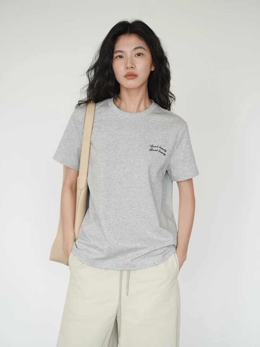 Klay Embroidery Words Tee