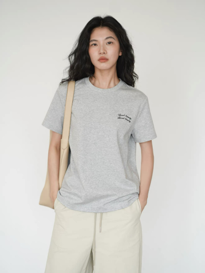 Klay Embroidery Words Tee