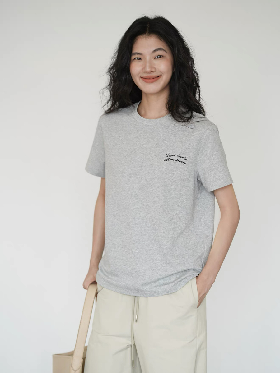 Klay Embroidery Words Tee