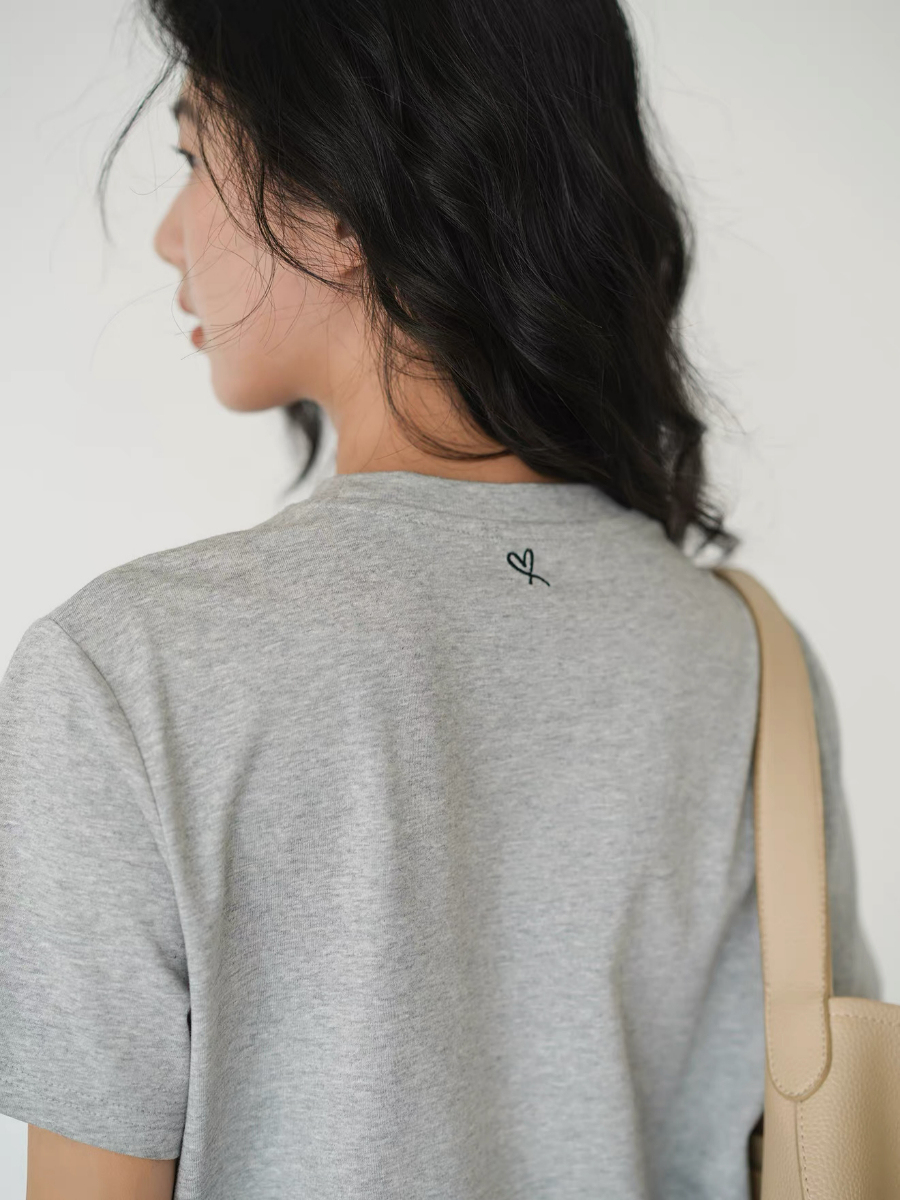 Klay Embroidery Words Tee