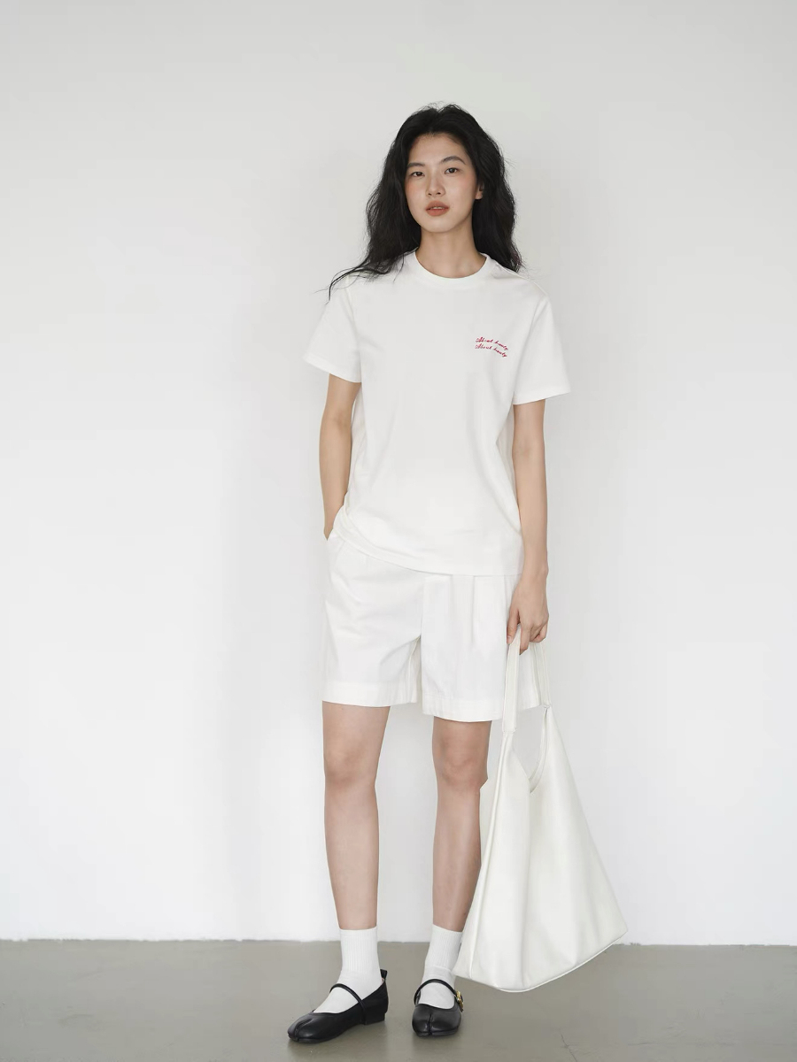 Klay Embroidery Words Tee