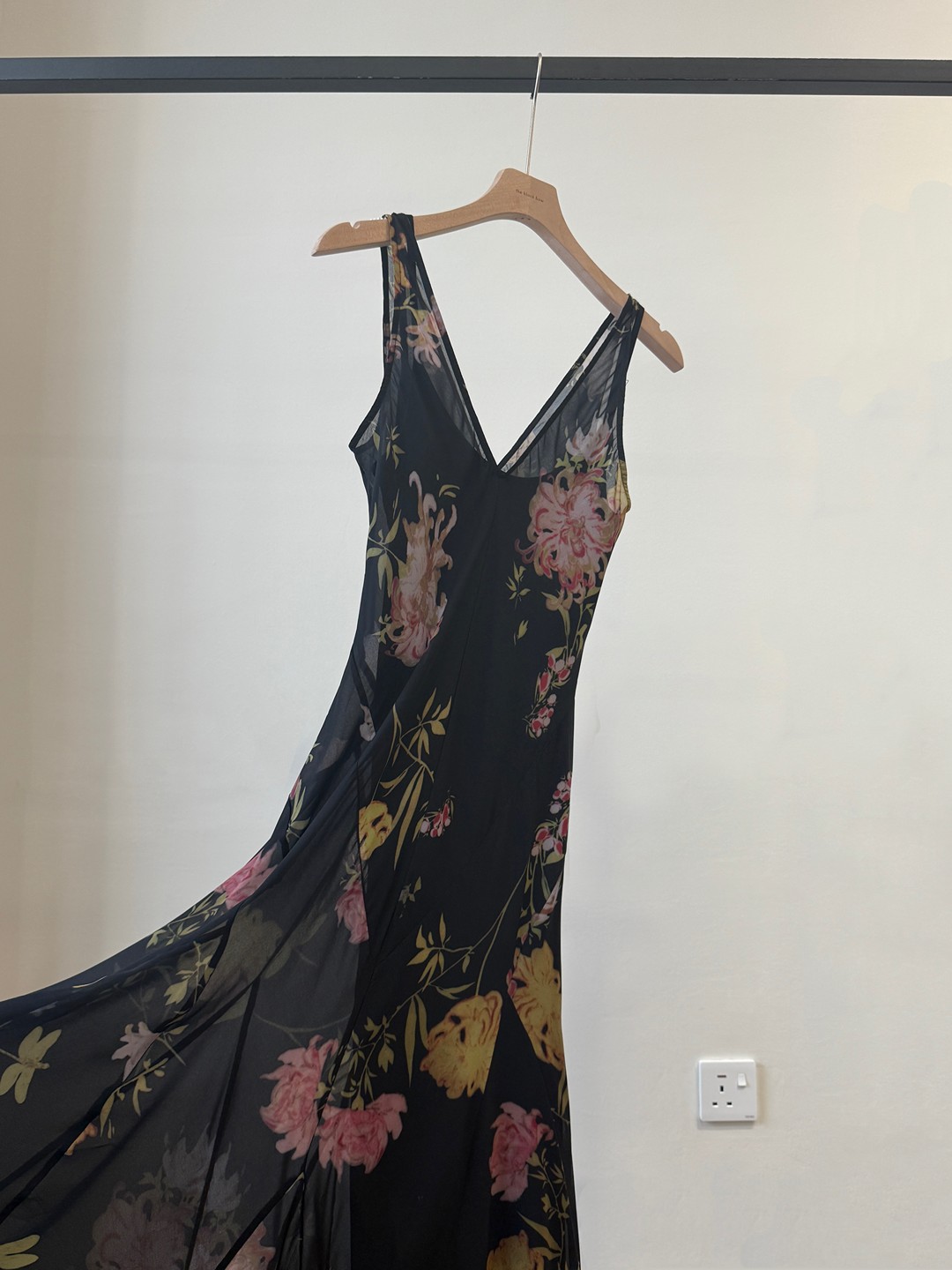 Lena U-Neck Floral Printing Maxi Dress