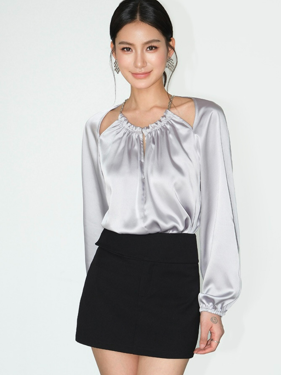 Jennie OL Mini Skirt-The Black Bow-