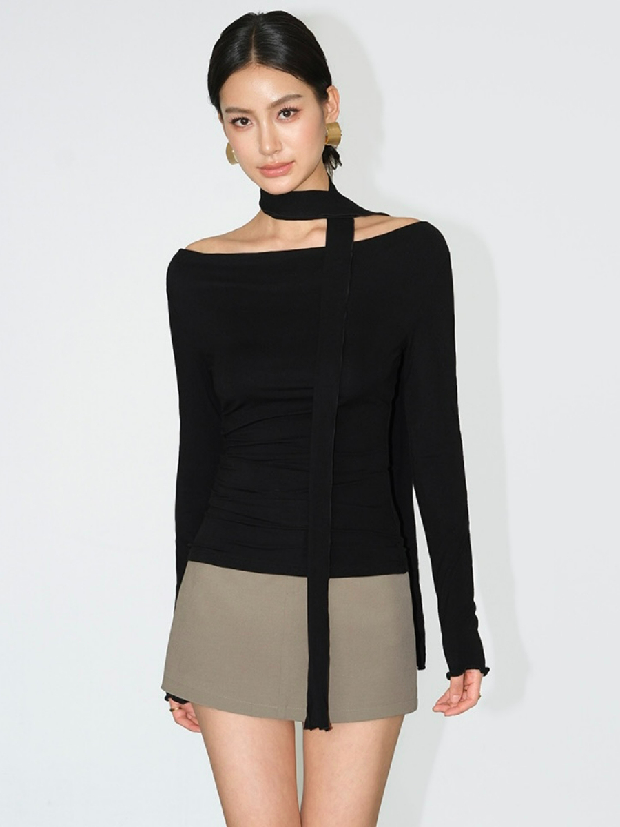 Jennie OL Mini Skirt-The Black Bow-