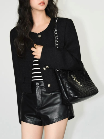 Jadey Tweed Jacket-The Black Bow-