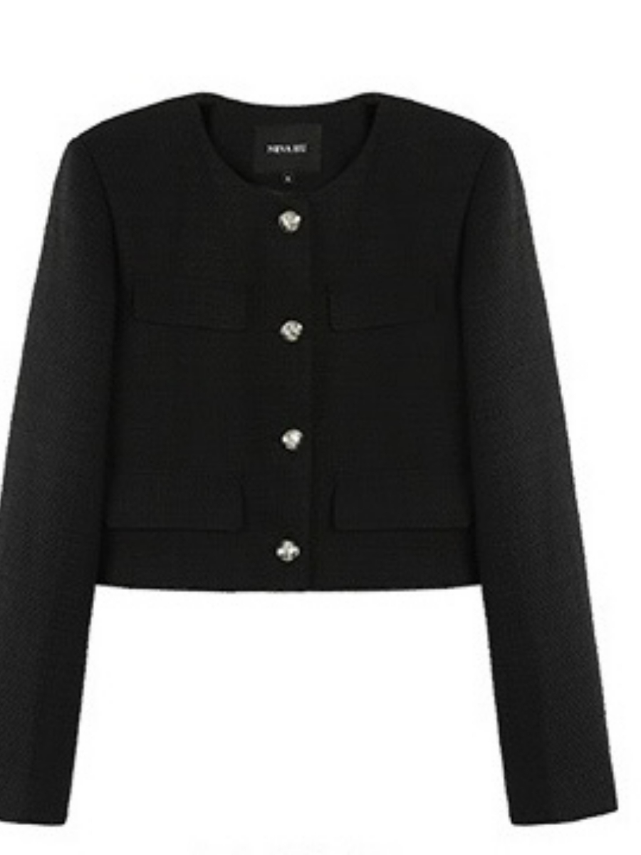Jadey Tweed Jacket-The Black Bow-