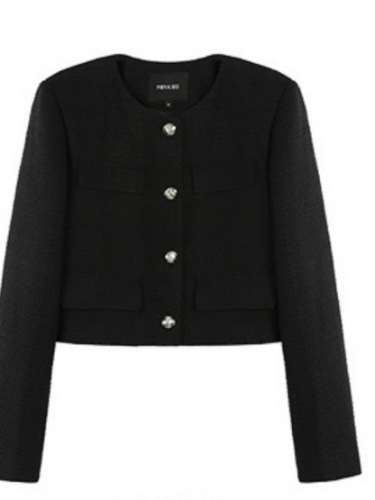 Jadey Tweed Jacket-The Black Bow-