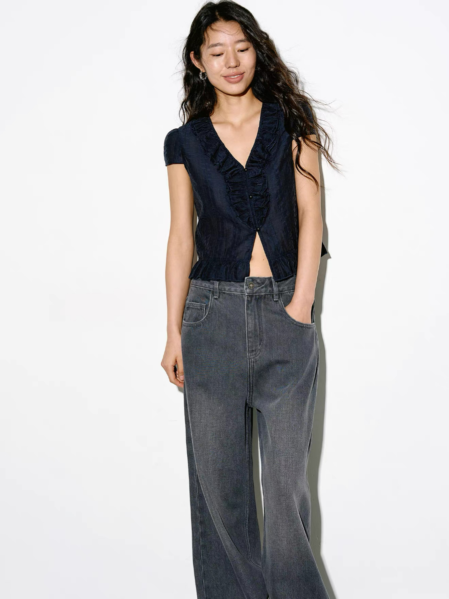 Kameron Ruffle Trim Blouse