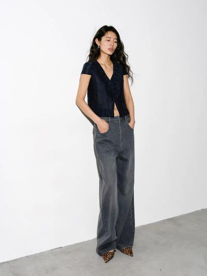 Kameron Ruffle Trim Blouse