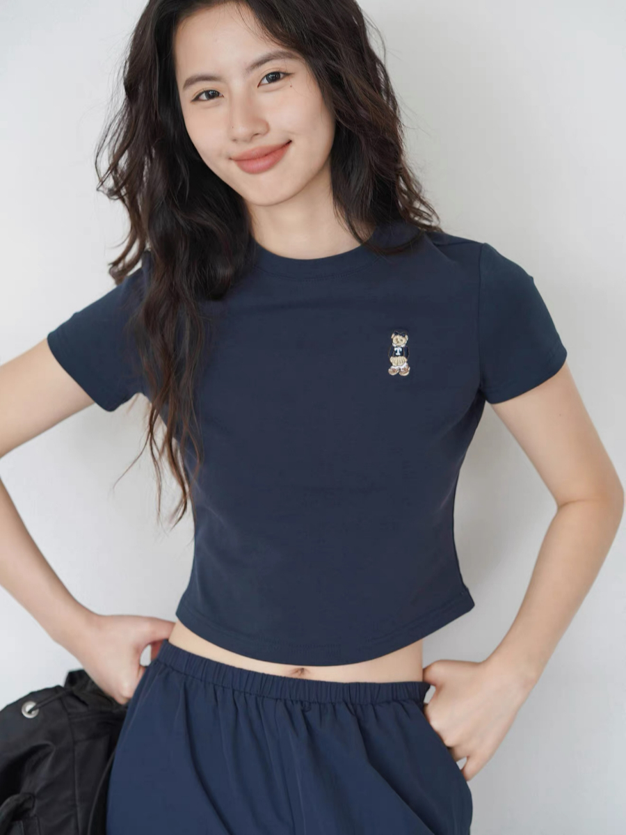 Keddy Bear Bear Crop Top