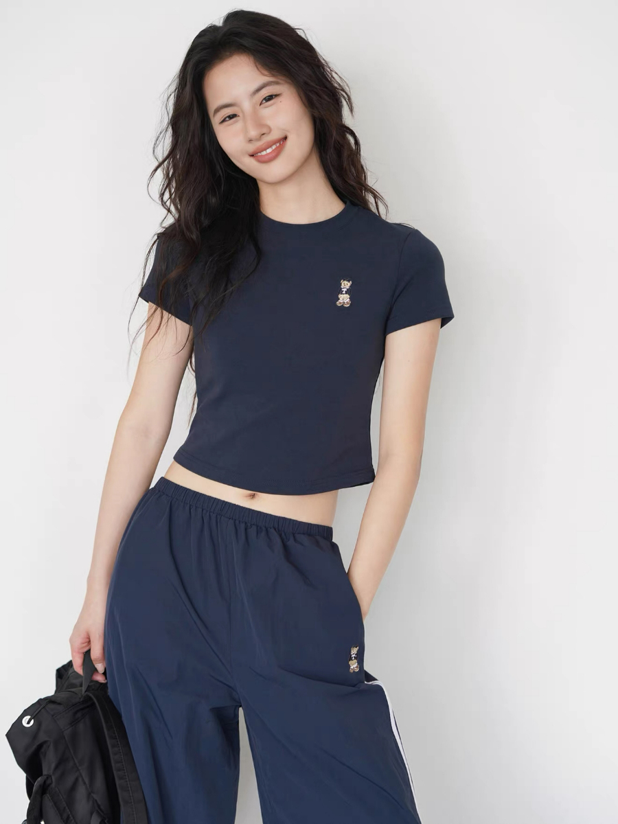 Keddy Bear Bear Crop Top