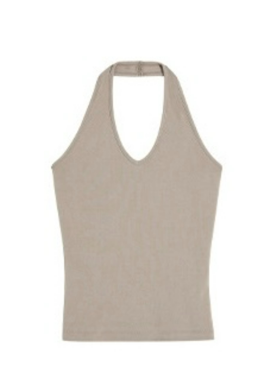 Jasper Tie Up Long Sleeve Top & Jaxon Halter Neck Singlet-The Black Bow-