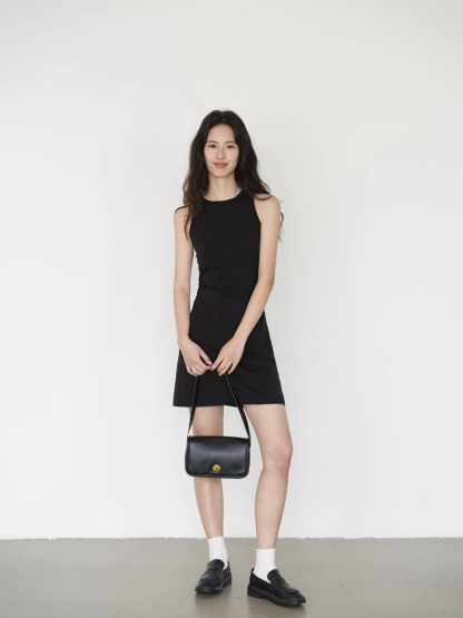 Kace Round Neck Mini Dress