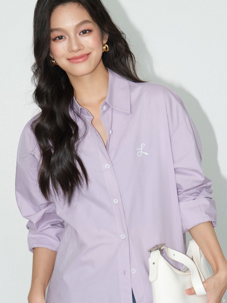 Zandaya Cotton Oversized Shirt-The Black Bow-