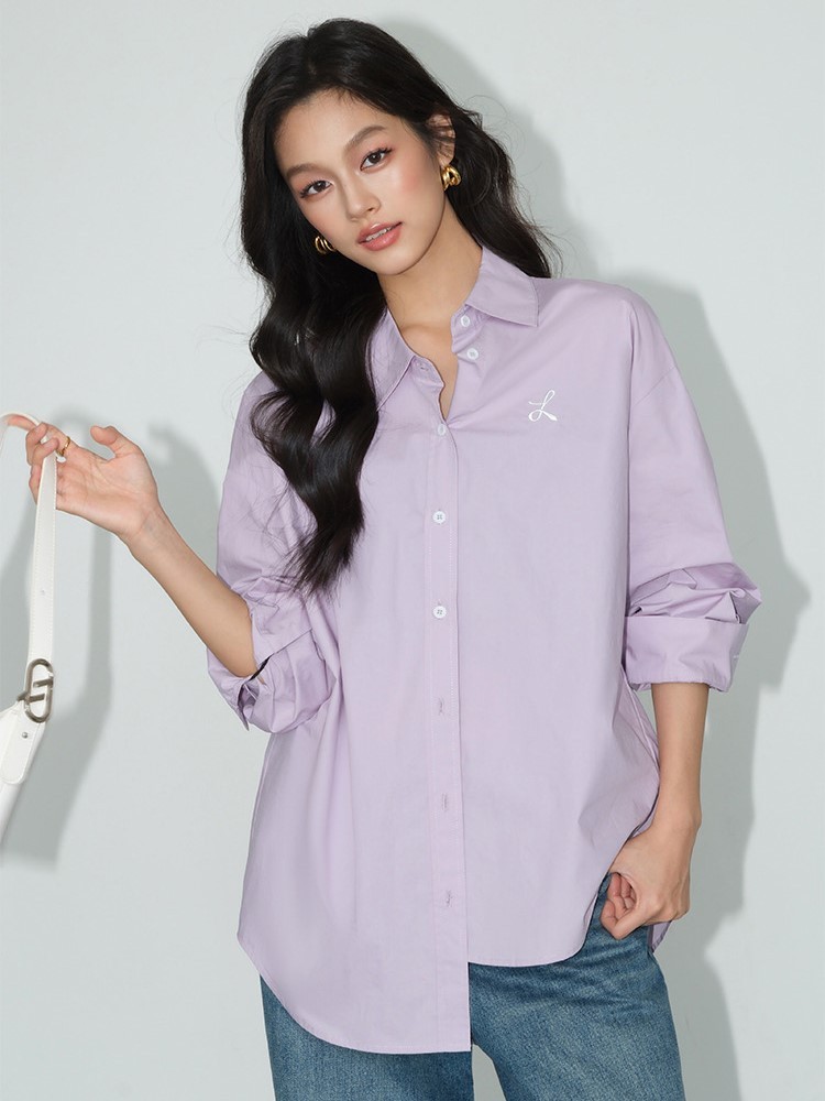 Zandaya Cotton Oversized Shirt-The Black Bow-