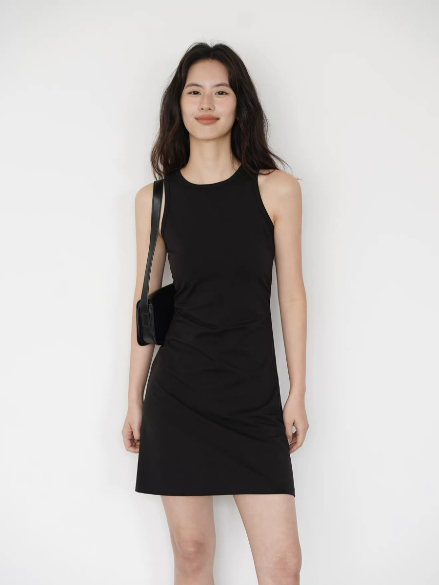Kace Round Neck Mini Dress