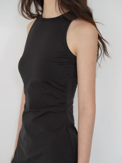 Kace Round Neck Mini Dress