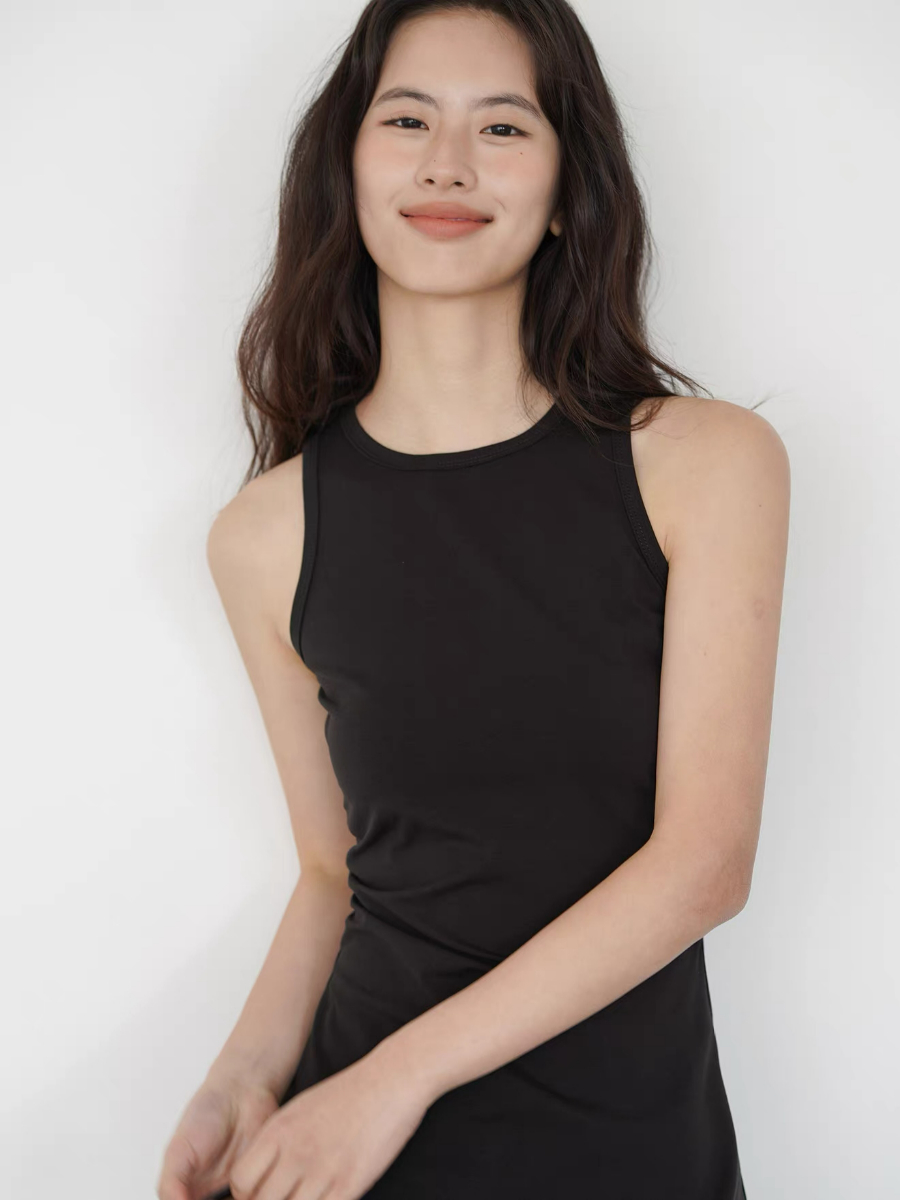 Kace Round Neck Mini Dress