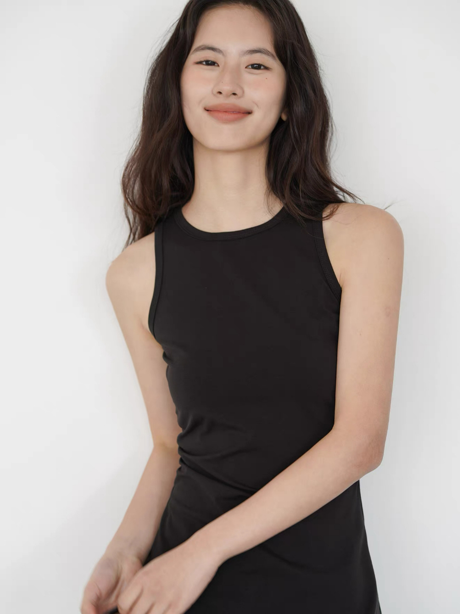 Kace Round Neck Mini Dress