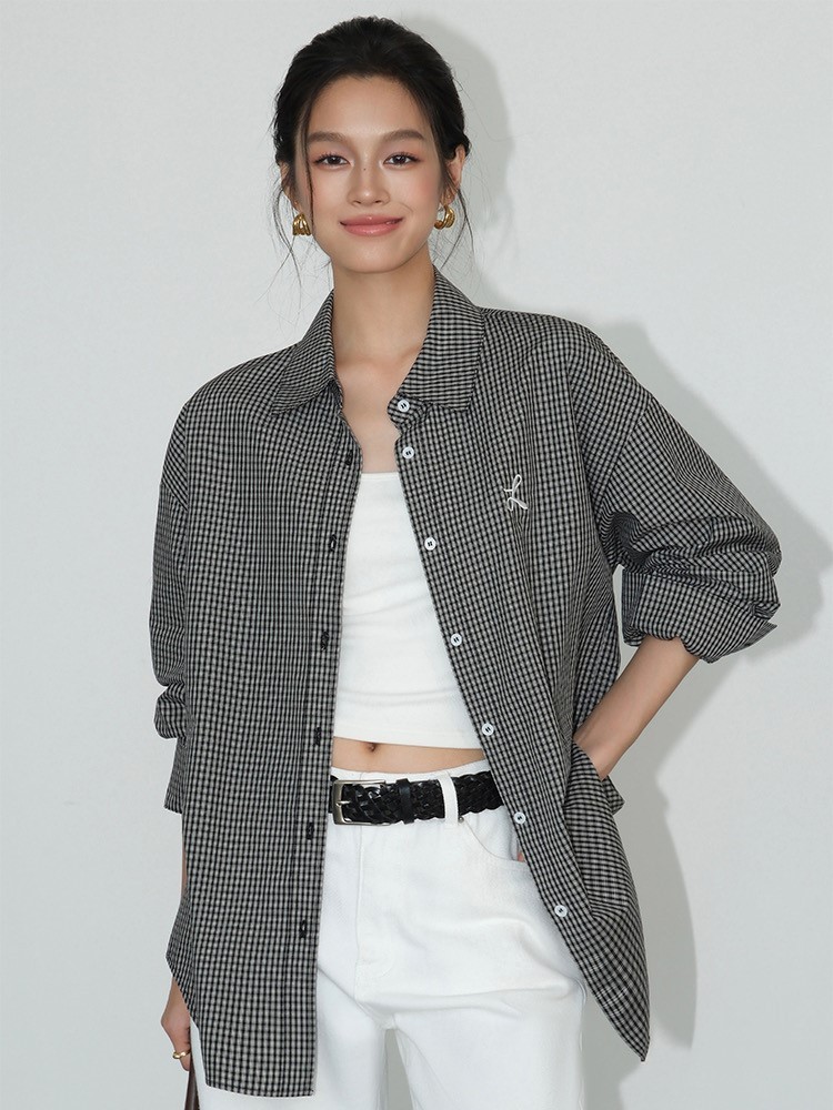 Zandaya Cotton Oversized Shirt (Rejected-S size)-The Black Bow-