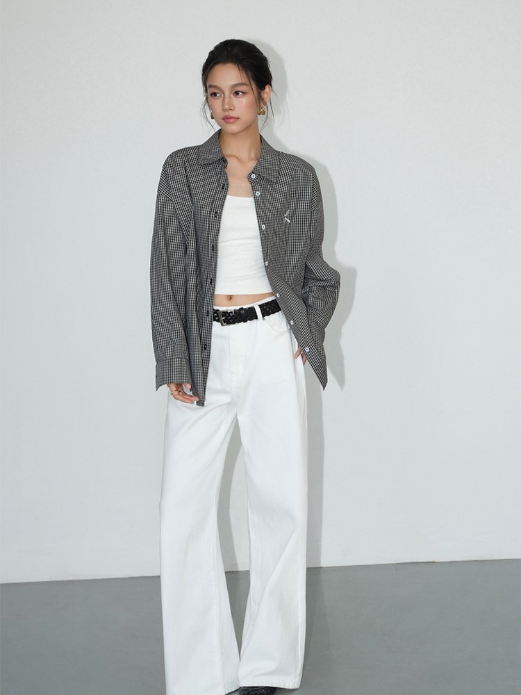 Zandaya Cotton Oversized Shirt (Rejected-S size)-The Black Bow-