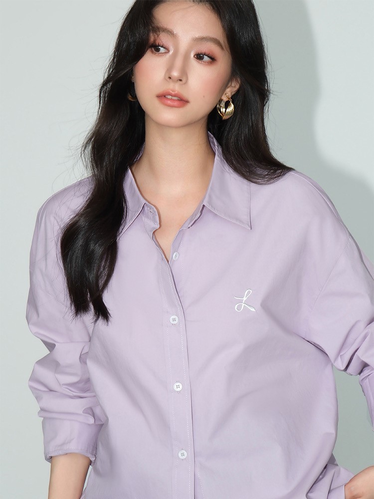 Zandaya Cotton Oversized Shirt-The Black Bow-