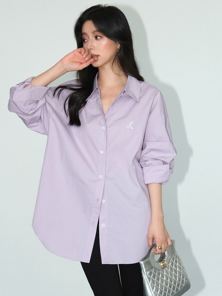 Zandaya Cotton Oversized Shirt-The Black Bow-