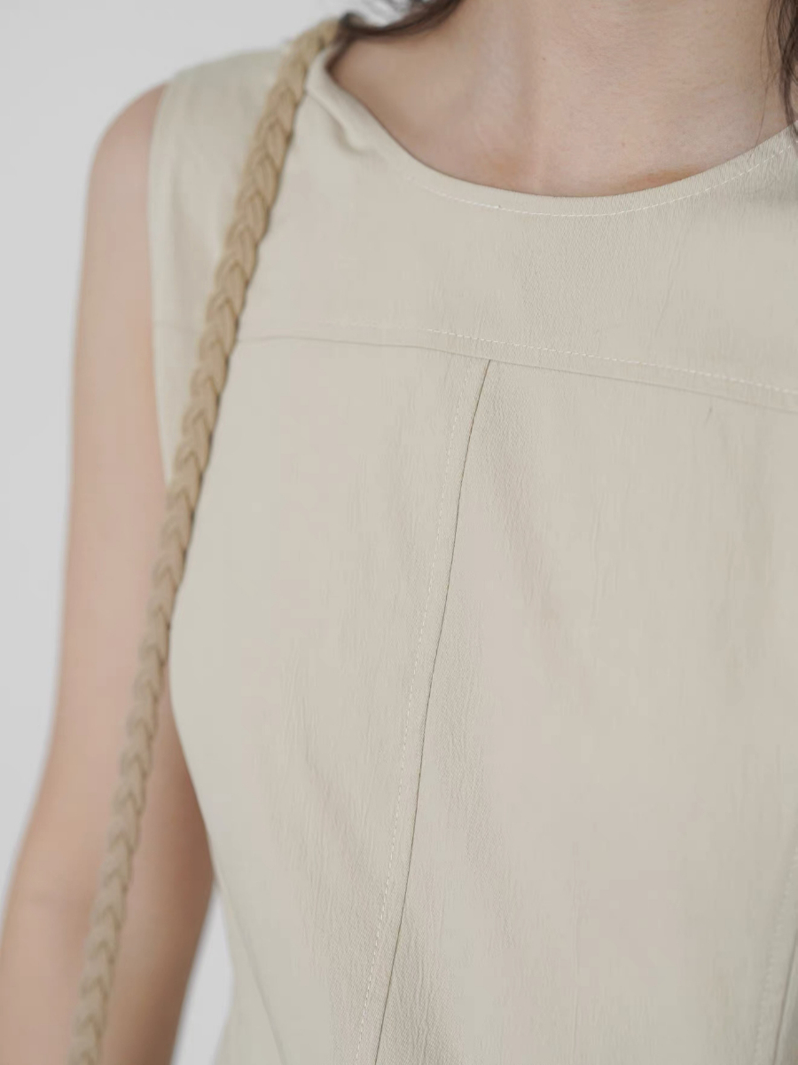 Kacey Sleeveless Dress with Pocket