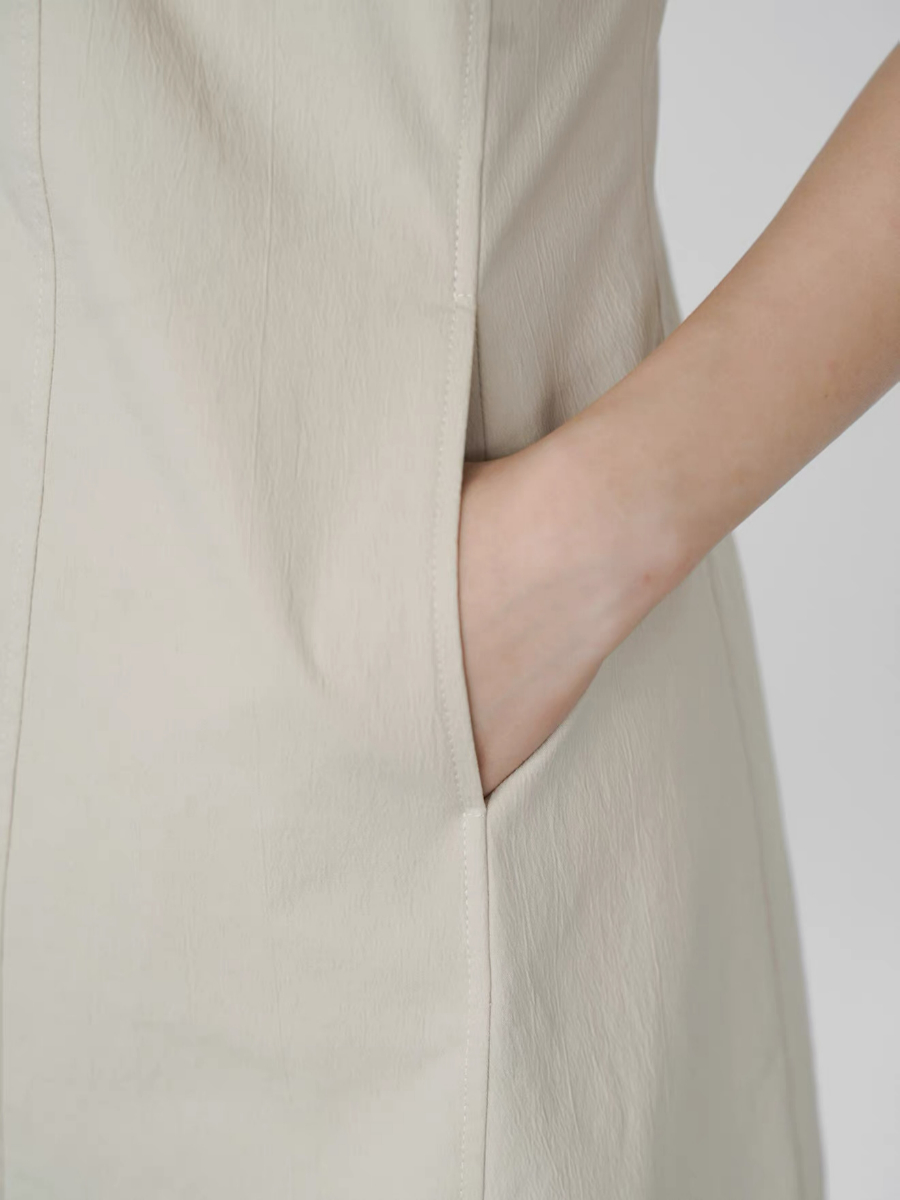 Kacey Sleeveless Dress with Pocket