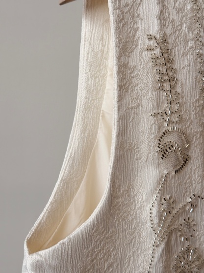 Shuang Ni Sequin Oriental Vest