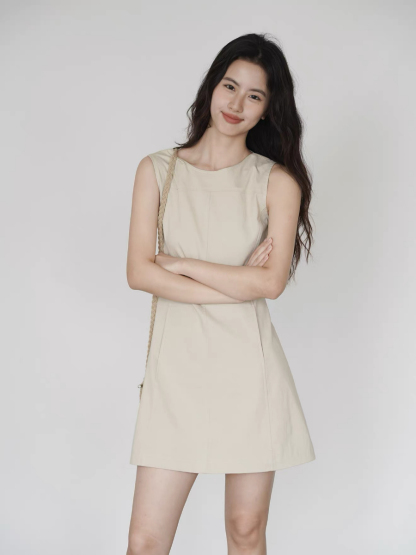 Kacey Sleeveless Dress with Pocket