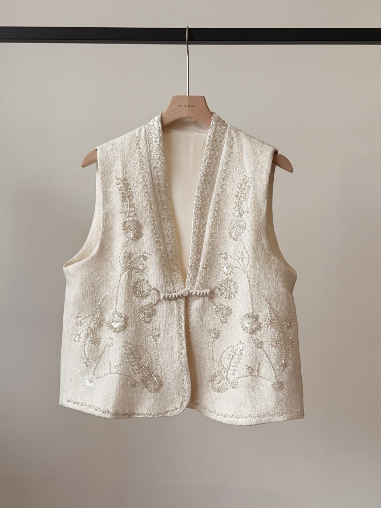 Shuang Ni Sequin Oriental Vest