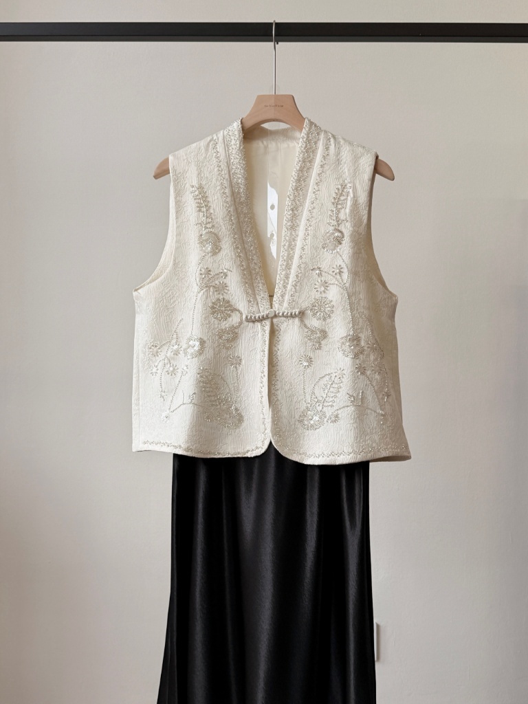Shuang Ni Sequin Oriental Vest