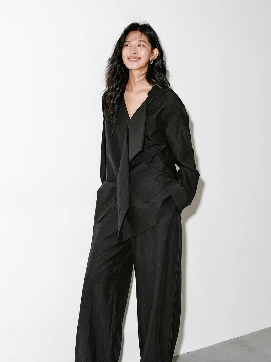 Kendra Lyocel Linen Blend Shirt & Pants (Top & bottoms sold seperately)
